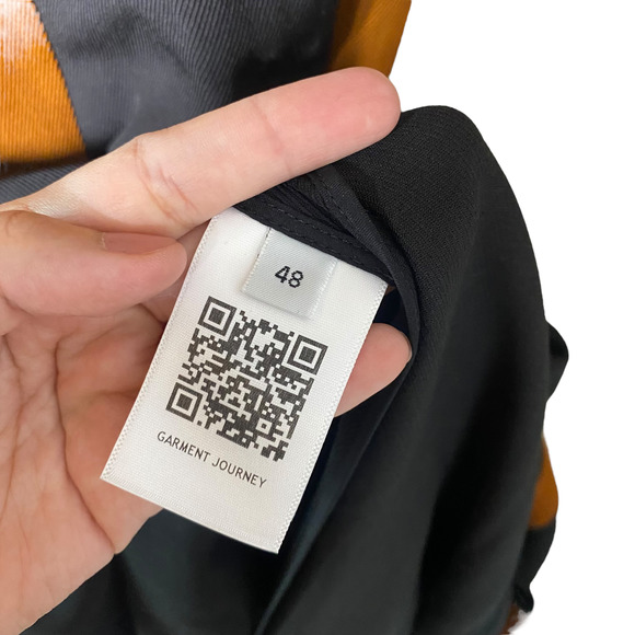 Gabriela Hearst Onda Virgin Wool-Silk Blend Midi Dress Sz IT 48 US 12 - Picture 11 of 13